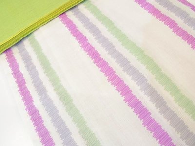 画像2: レディース浴衣57 pastelstripe15