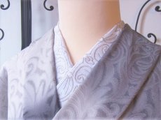 画像1: kaonn-日音衣-　オリジナル　夏刺繍半衿＜絽＞ (1)