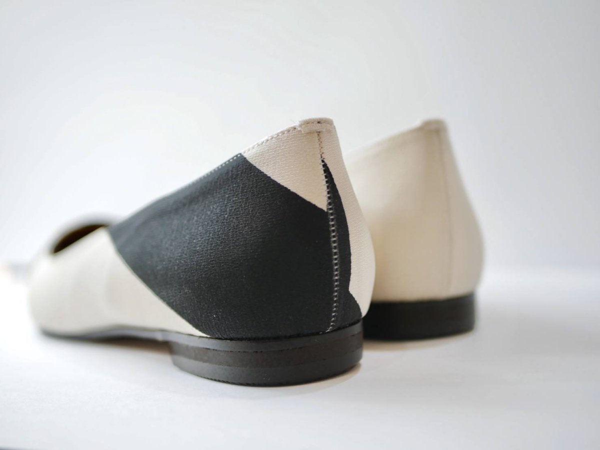 画像4: kaonn original flat pumps GOLD FLASH /  white 22.5 (4)