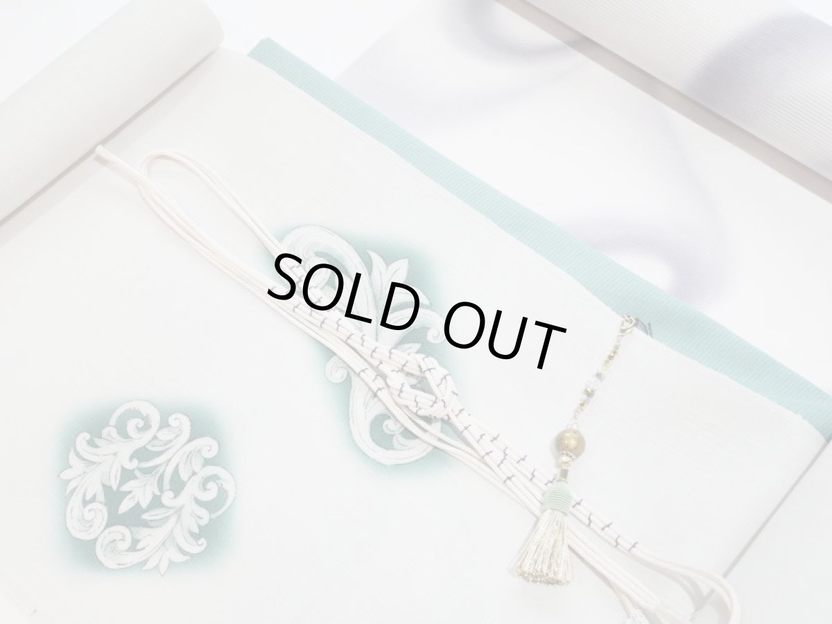 画像12: kaonnオリジナル正絹夏名古屋帯 green (12)