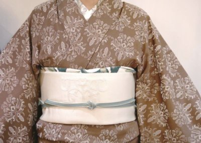 画像1: 正絹 夏帯揚げ　KARAHANA＜絽＞