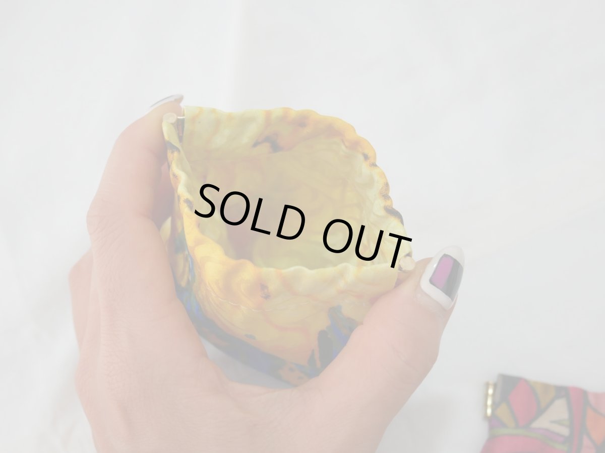 画像3: kaonn-日音衣- オリジナル口金ミニポーチ Vietnam silk  (3)