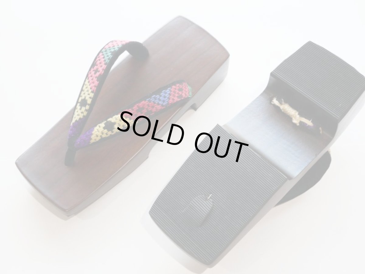 画像2: kaonnオリジナルスクエア下駄 M [smooth]LAO (2)