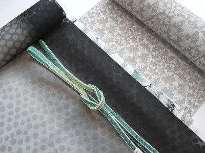 画像3: 正絹 夏帯揚げ　KARAHANA＜絽＞