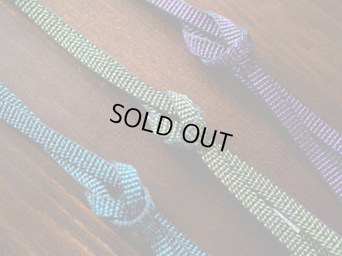 平帯締め v-stripe　正絹　小紋用　紬着物用