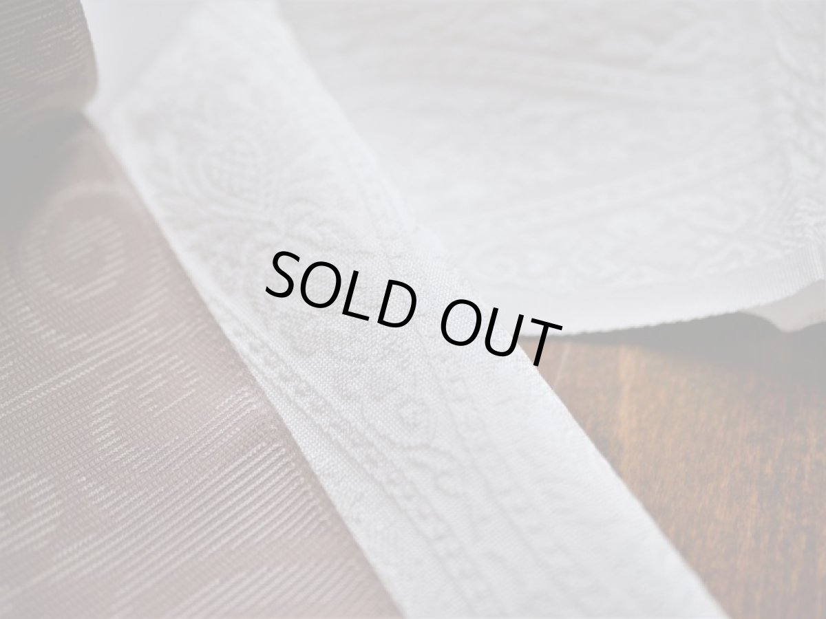 コーディネート例：洗える正絹半衿 　arabesque ホワイト