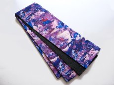 画像2: 【即納品】kaonn original fabric半幅帯◇Vietnamese wind series　majestic purple (2)