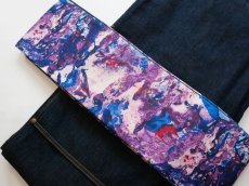 画像6: 【即納品】kaonn original fabric半幅帯◇Vietnamese wind series　majestic purple (6)