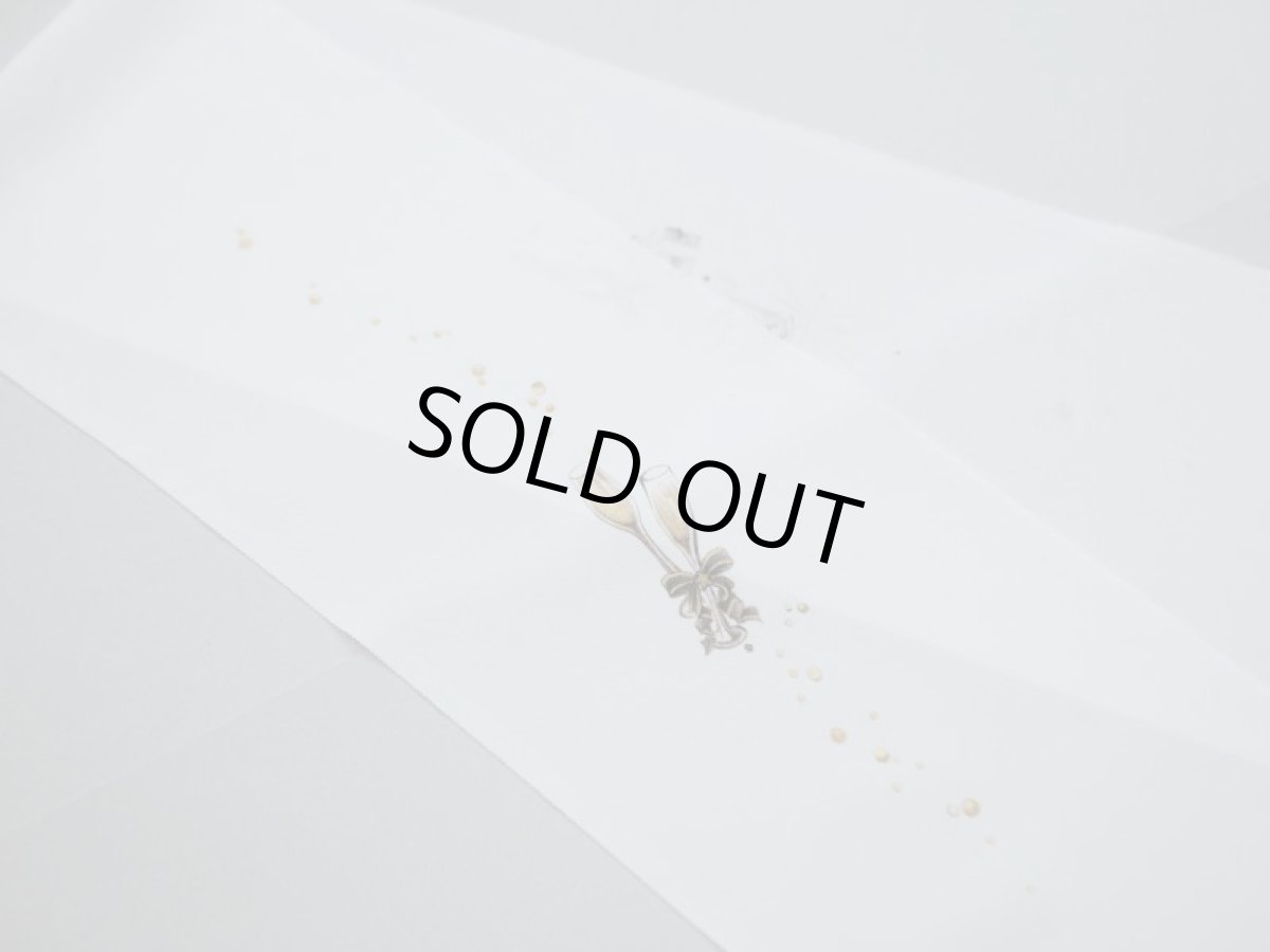 画像6: kaonn オリジナル手描き半衿 cheers [champagne] (6)