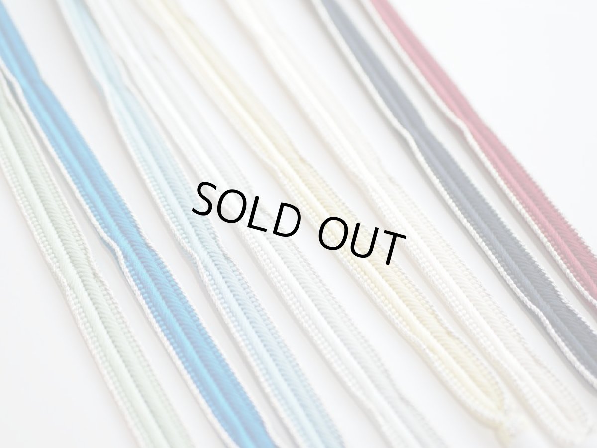 画像5: 帯締め　平　silver trim wave (5)