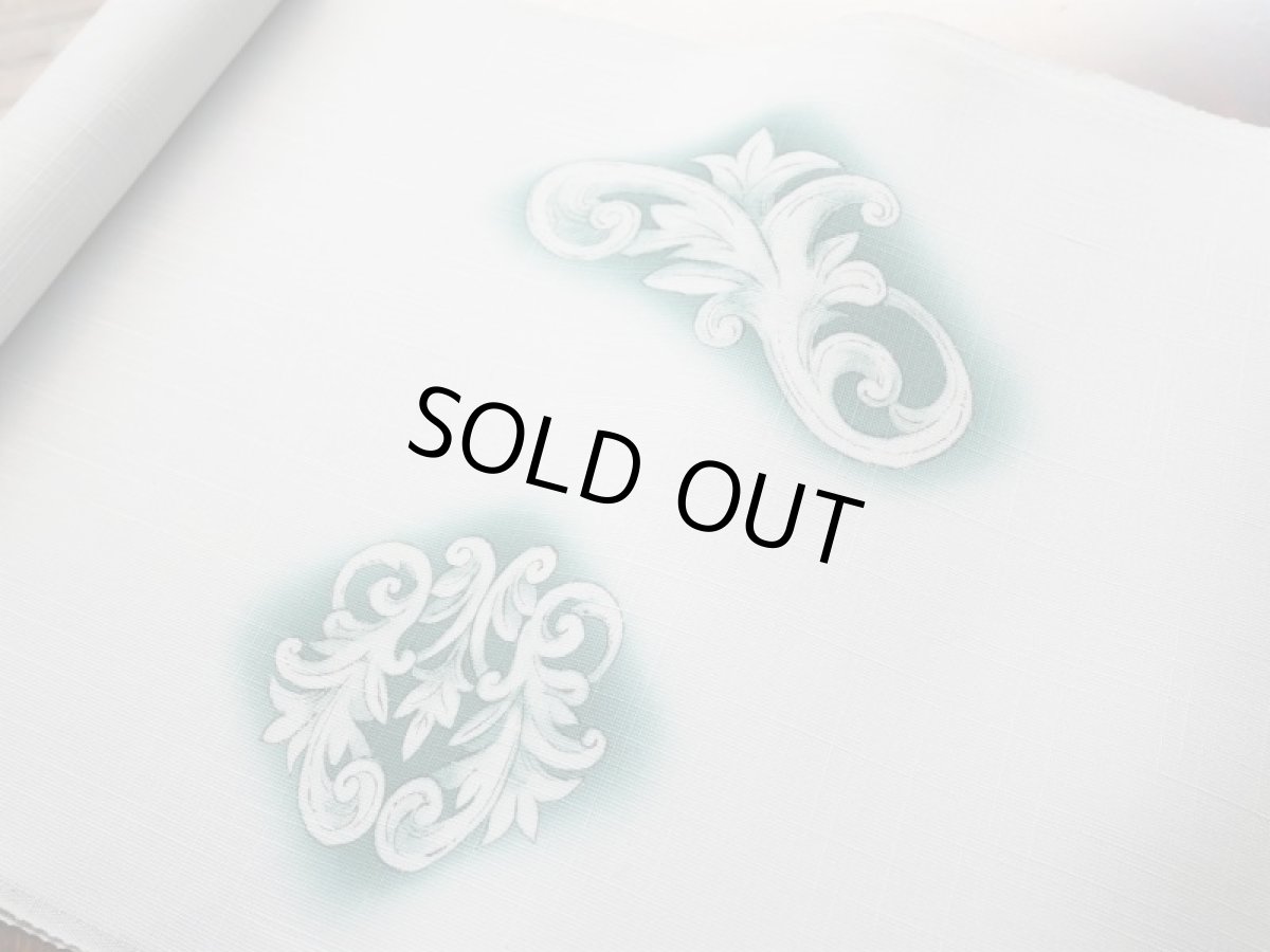 画像4: kaonnオリジナル正絹夏名古屋帯 green (4)