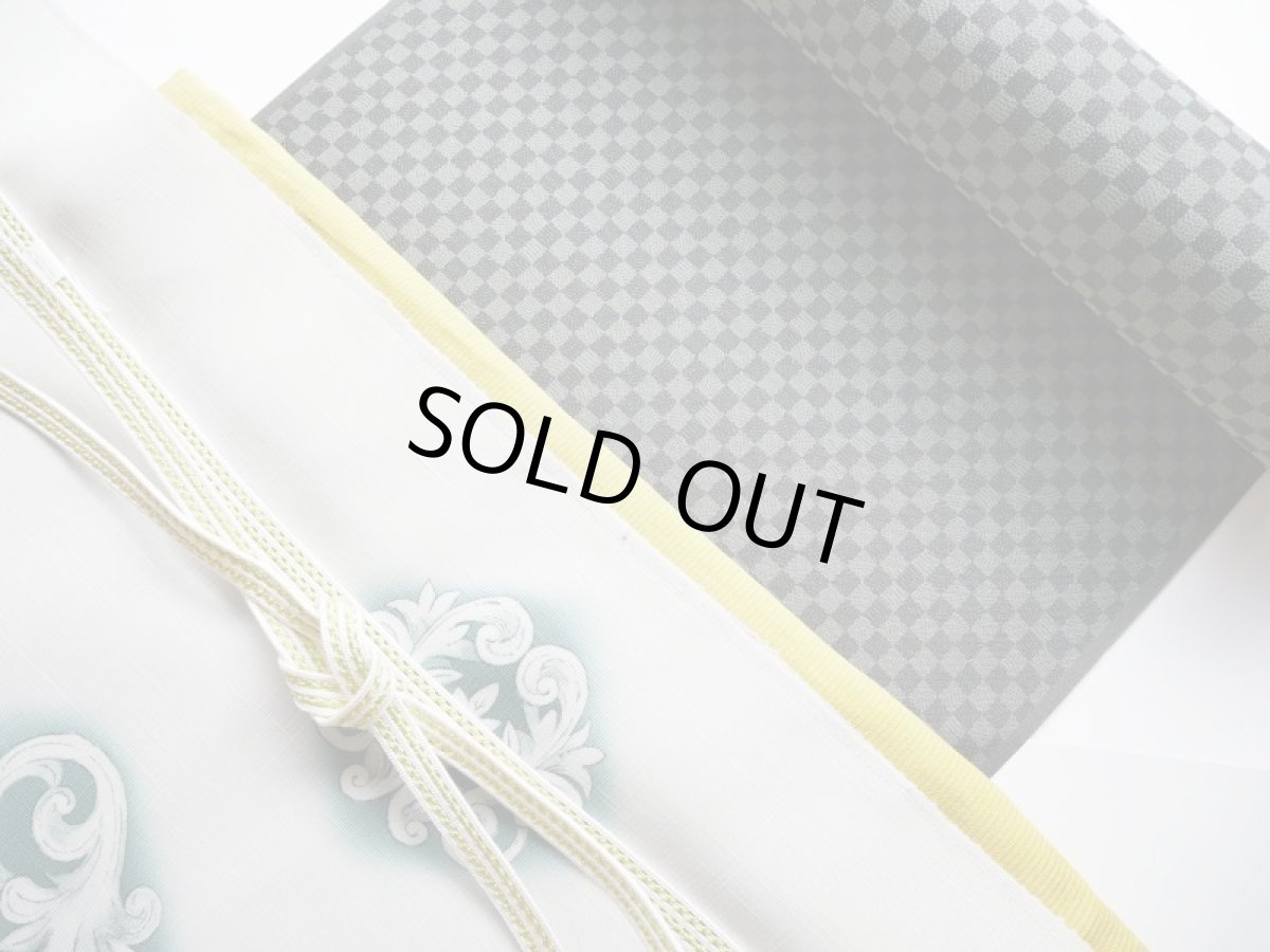 画像17: kaonnオリジナル正絹夏名古屋帯 green (17)