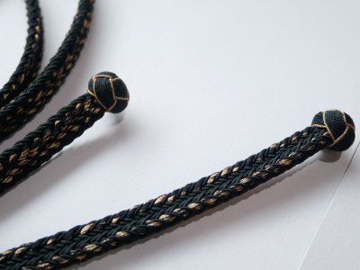 画像1: 夏帯締め【blackgold】