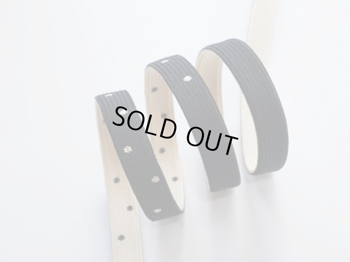 画像2: 帯締め　monotone polka dot (2)