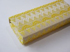 画像7: clutchbag vivid yellow 西陣織帯地 (7)