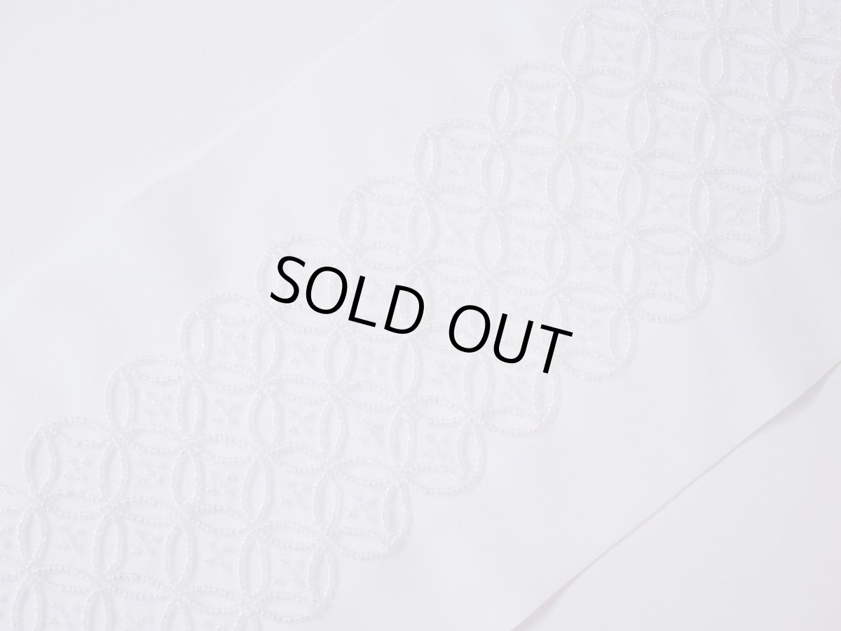 画像5: ビーズ刺繍ポリエステル半衿　七宝 (5)