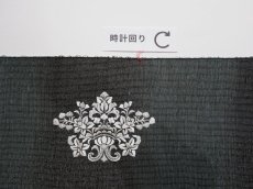 画像5: kaonn original 刺繍袋帯 dark silver (5)