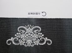 画像6: kaonn original 刺繍袋帯 dark silver (6)