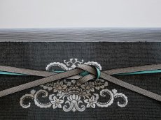 画像7: kaonn original 刺繍袋帯 dark silver (7)