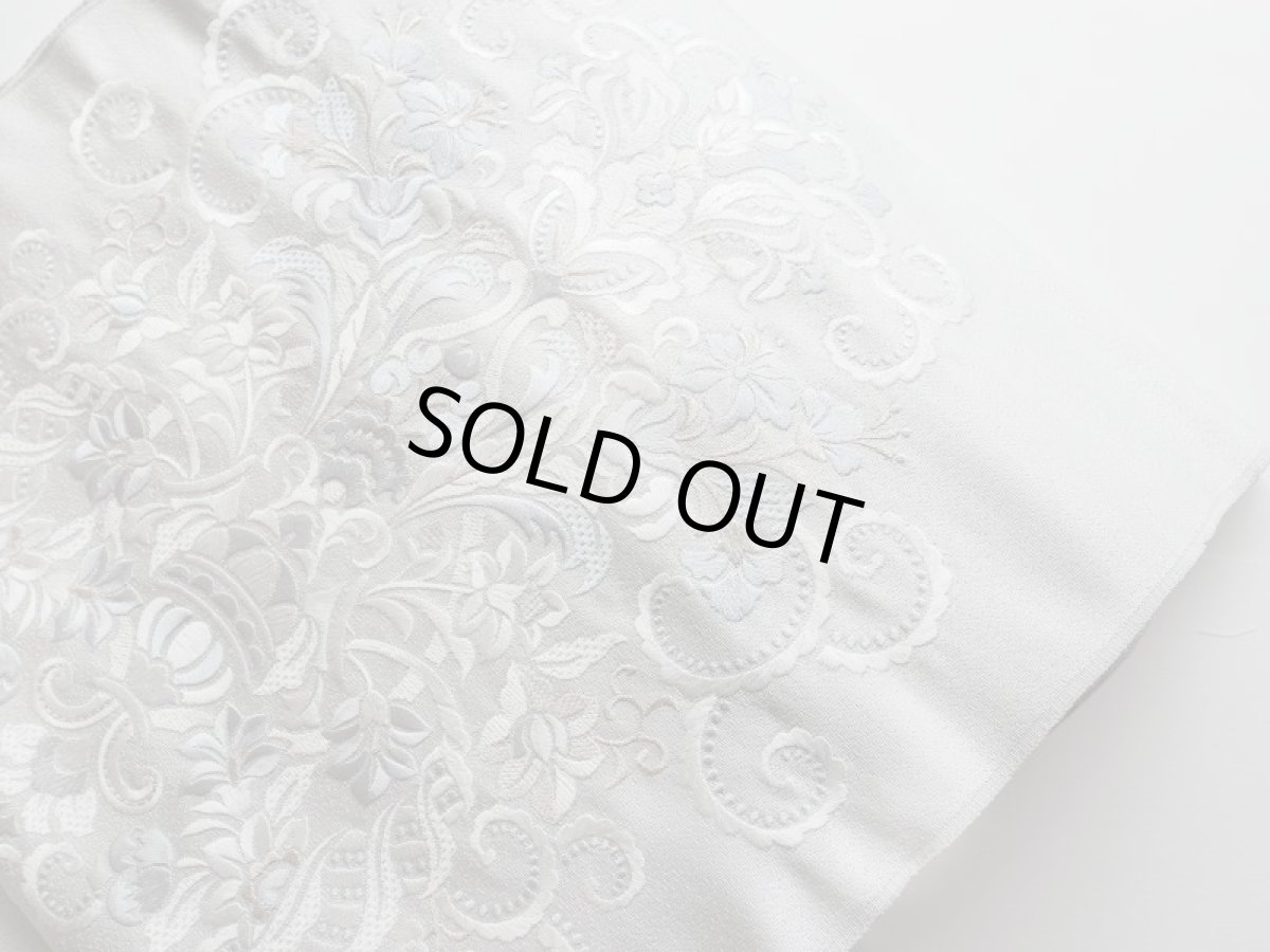 画像4: kaonn original 刺繍袋帯 silver (4)