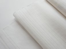 画像5: kaonn original 刺繍夏袋帯 summer white silver line (5)