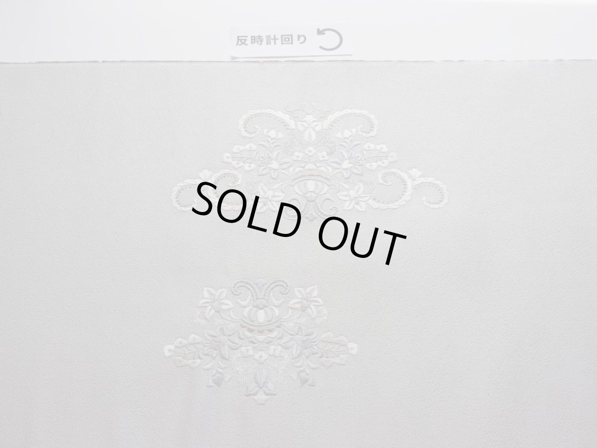 画像6: kaonn original 刺繍袋帯 silver (6)