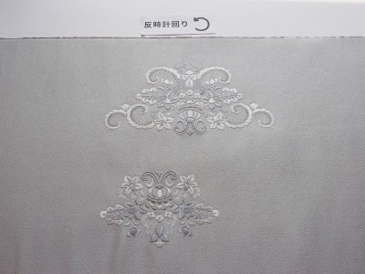 画像2: kaonn original 刺繍袋帯 silver