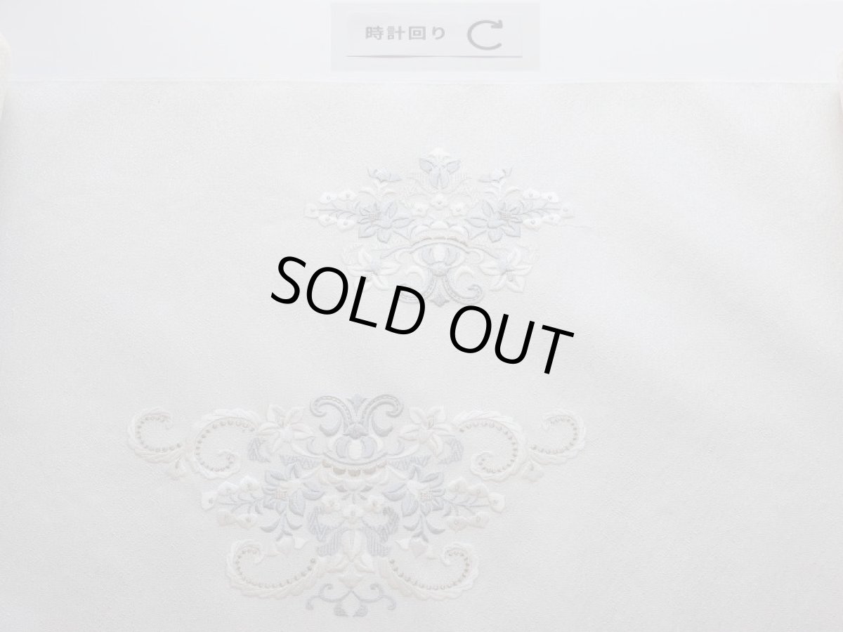 画像4: kaonn original 刺繍袋帯 white×gray (4)