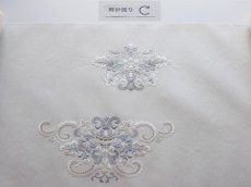 画像4: kaonn original 刺繍袋帯 white×gray (4)