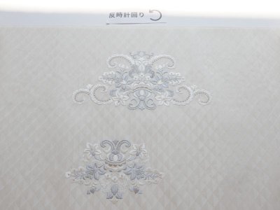 画像2: kaonn original 刺繍袋帯 white 鱗