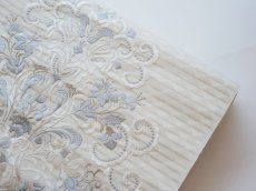 画像3: kaonn original 刺繍袋帯 white 鱗 (3)