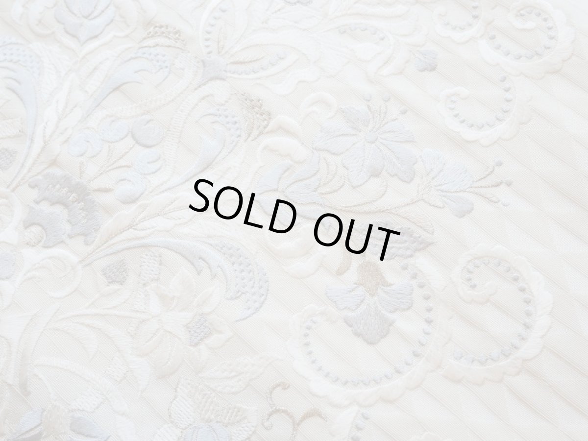 画像4: kaonn original 刺繍袋帯 white 鱗 (4)