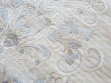 画像4: kaonn original 刺繍袋帯 white 鱗 (4)