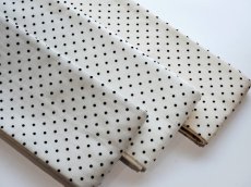 画像8: 麻半幅帯　オーガンジー dot　reversible (8)