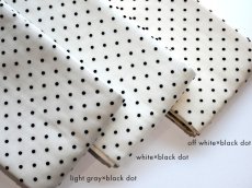 画像7: 麻半幅帯　オーガンジー dot　reversible (7)