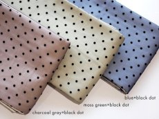 画像5: 麻半幅帯　オーガンジー dot　reversible (5)