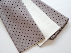 5.charcoal gray×black dot