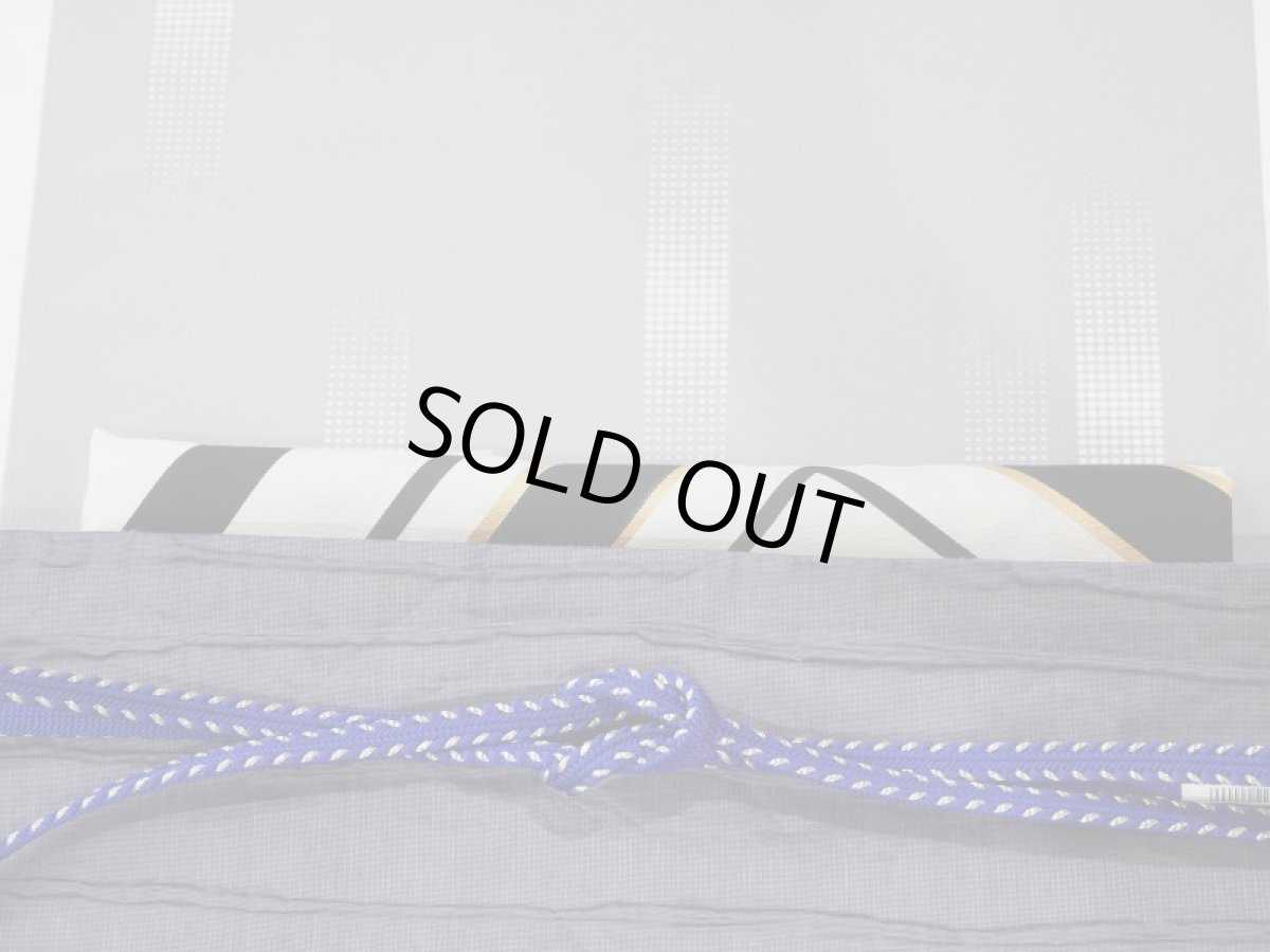 画像2: マイサイズ洗える着物　lightgray【4点セットor着物単品】 (2)