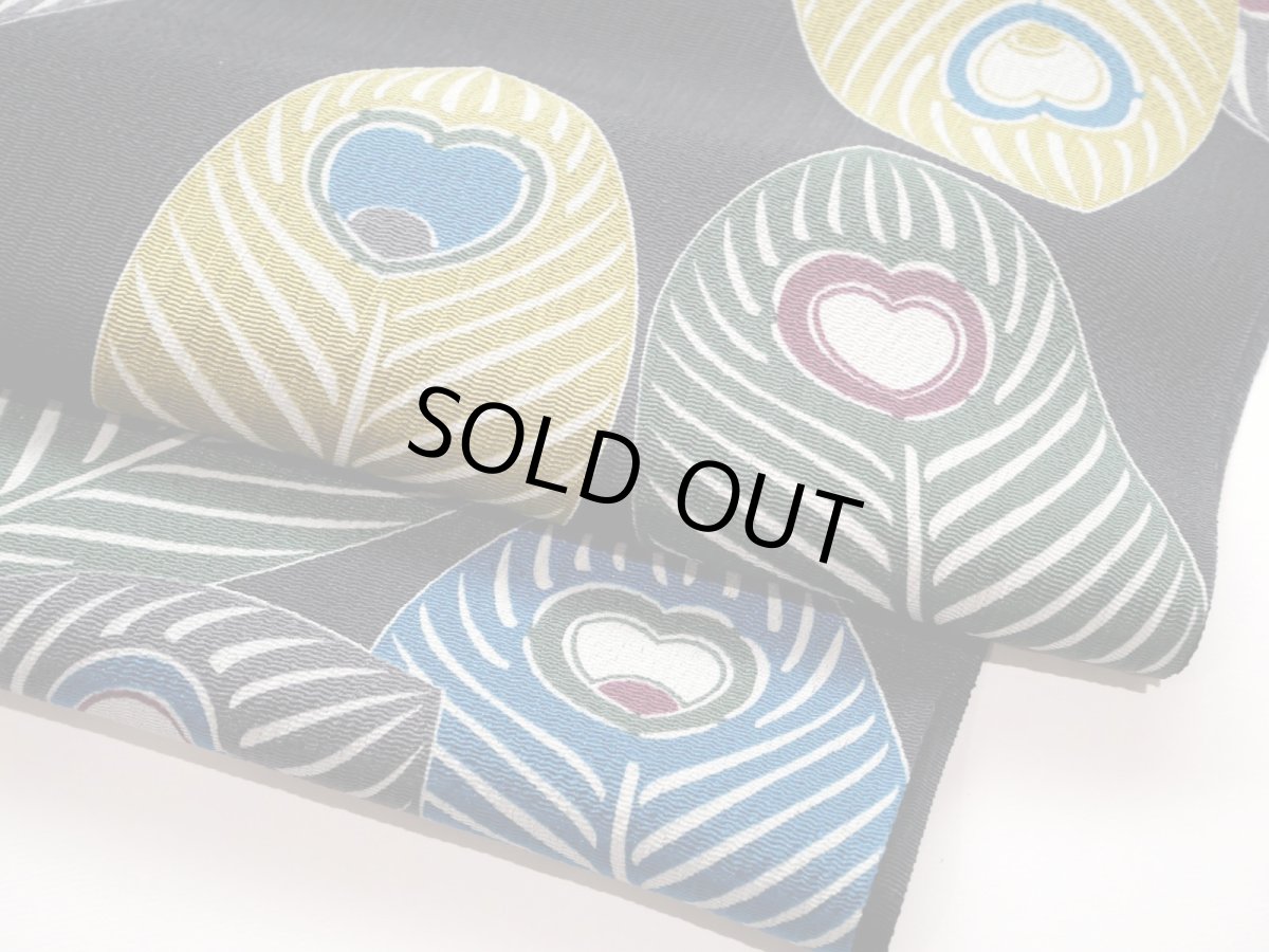 画像12: 正絹帯揚げ　feather pattern (12)