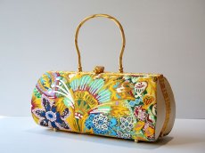 画像3: kaonn-日音衣-original BAG 唐花yellow 白綾苑大庭謹製【14th anniversary】 (3)