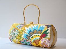 画像4: kaonn-日音衣-original BAG 唐花yellow 白綾苑大庭謹製【14th anniversary】 (4)