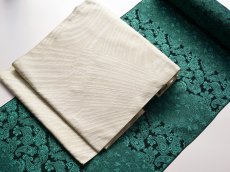 画像7: 西陣織名古屋帯　流水 (7)