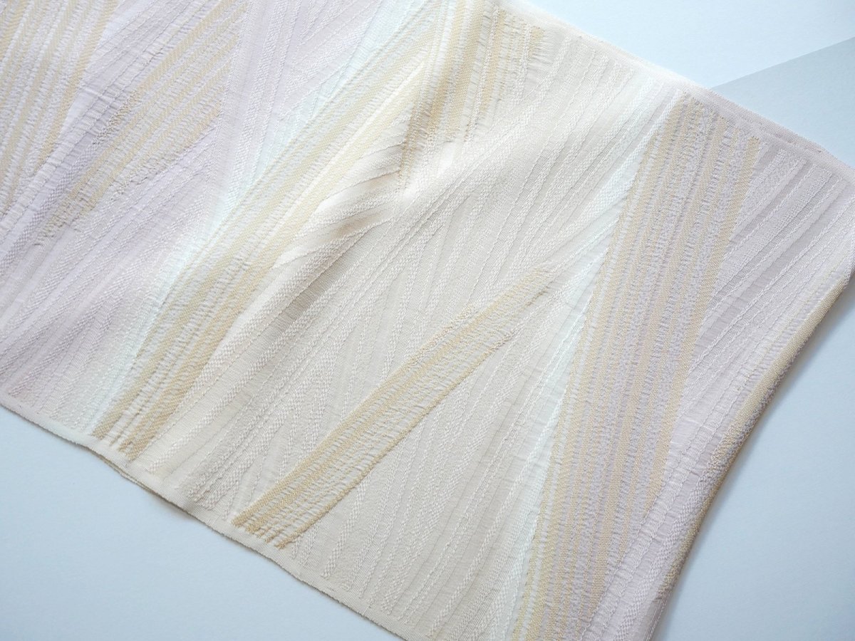 画像5: 金糸縫い取り　正絹帯揚げ　丹後ちりめん　 (5)