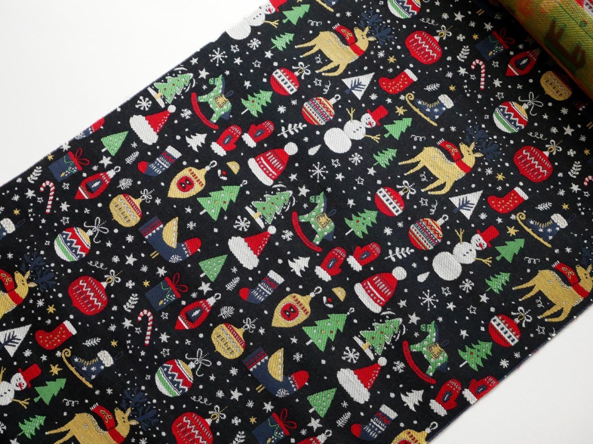 画像6: 名古屋帯　クリスマス　全通柄 (6)