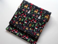 画像3: 名古屋帯　クリスマス　全通柄 (3)