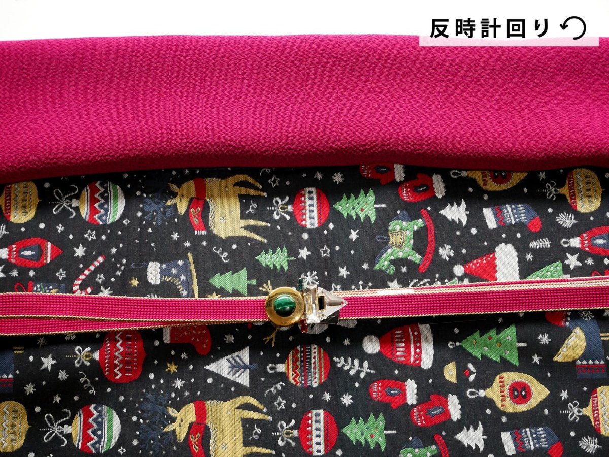 画像5: 名古屋帯　クリスマス　全通柄 (5)