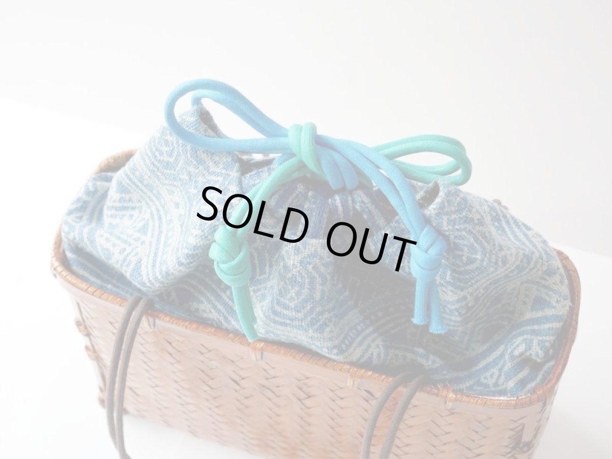 画像5: kaonn-日音衣- オリジナル LAO hand BATIK basket bag　large (5)