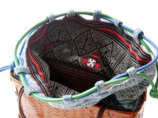 画像6: kaonn-日音衣- オリジナル LAO hand BATIK basket bag　large (6)