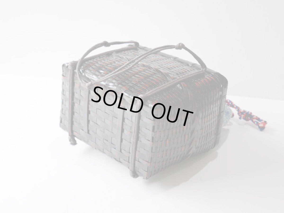 画像4: kaonn-日音衣- オリジナル 　LAO hand BATIK basket bag　medium (4)