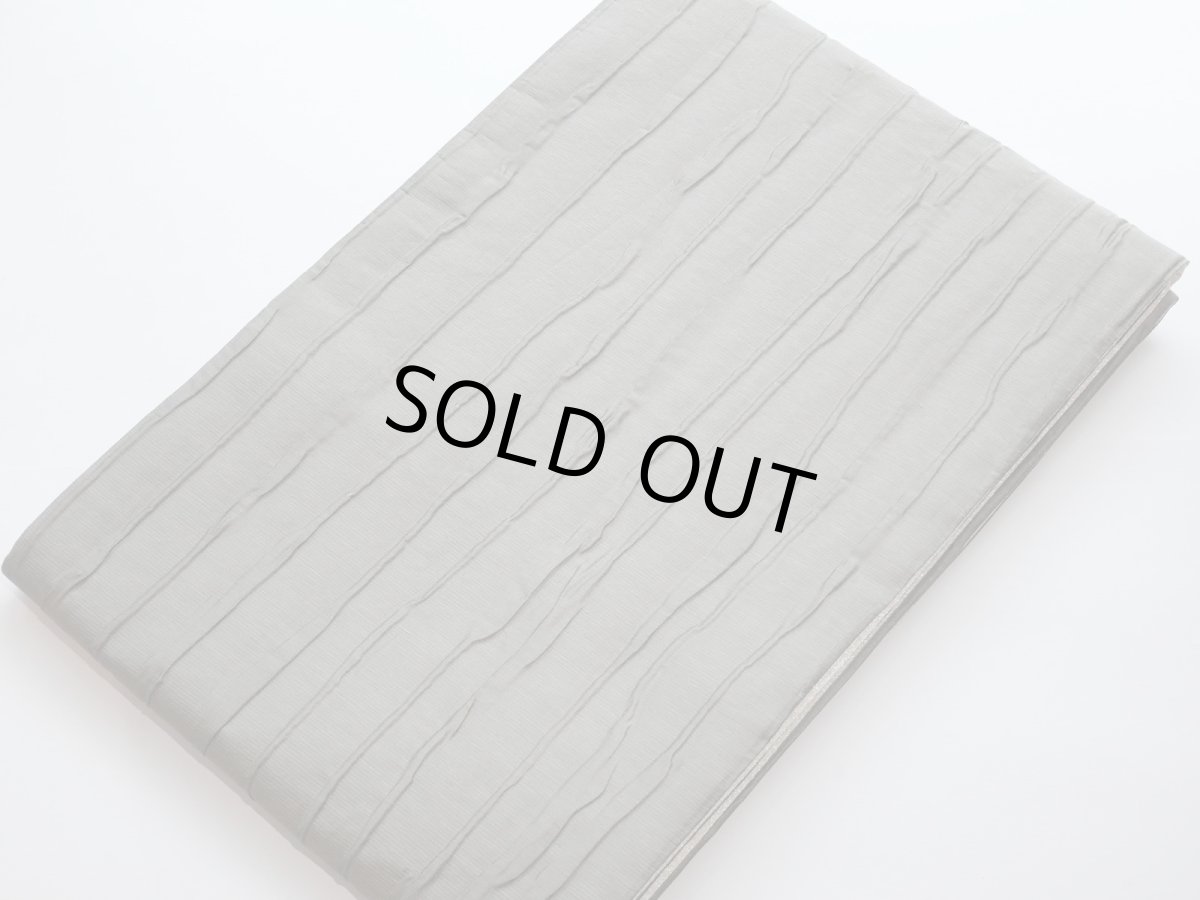 画像2: 【即納品】kaonn original fabric帯　mat ＆ shine（gray）　　京袋帯 お仕立て上がり (2)